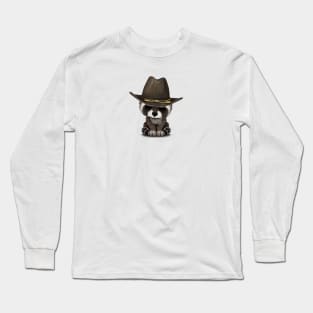 Cute Baby Raccoon Sheriff Long Sleeve T-Shirt